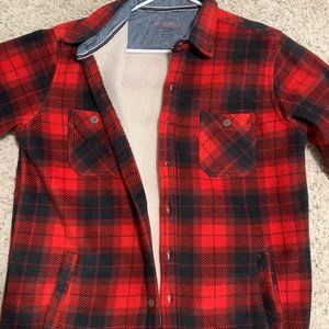 Mens Large Outdoors Red Sweater Sweatshirt